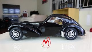 Style Icon Bugatti Atlantic 57 SC by Autoart 118 Scale [upl. by Anwahs]