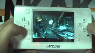 Letcool Unboxing  Multiplatform Handheld Gaming Entertainment Station 4GB AV [upl. by Bigford]