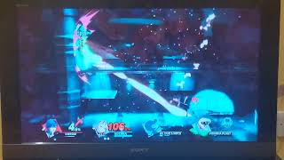 Super Smash Bros Ultimate Chrome opponent hammer counter KO [upl. by Esorrebma]