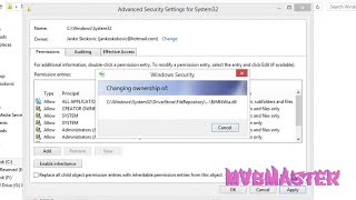 How To Gain PermissionRights To System32 Folder on Microsoft Windows 8 Windows 81 amp Windows 10 [upl. by Angie]