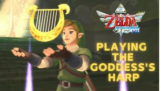 Playing the Goddesss Harp  Zelda Skyward Sword HD Shorts [upl. by Nebur]