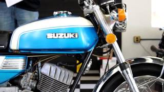 1972 Suzuki T350J Titan [upl. by Aicatan]