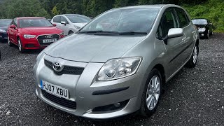 Ultra low mileage diesel This 2007 Toyota Auris D4D Spirit has only done 27k miles from new [upl. by Arsuy]