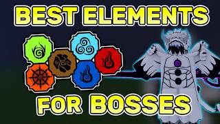 WORST TO BEST Elements For PVE Giant Bosses  Shindo Life Element Tier List [upl. by Vasti465]