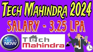 Tech Mahindra Recruitment for Freshers 2024 Immediate opening Salary 3 25 LPA [upl. by Ax]