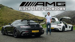 GT vs SLS AMG Black Series Headtohead Review  Henry Catchpole  The Drivers Seat [upl. by Joby]