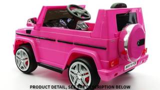 2017 LICENSED MERCEDES G65 AMG ELECTRIC KIDS RIDE ON CAR [upl. by Eedissac514]