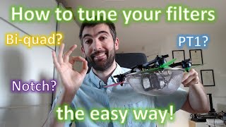 Betaflight 42 filter tuning The easy way to get a perfect filter tune [upl. by Nottirb169]