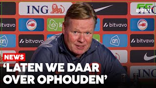 Koeman is klaar met gezeur van Valentijn Driessen ‘Laten we daarover ophouden’  FCUpdate Persco [upl. by Imekawulo]