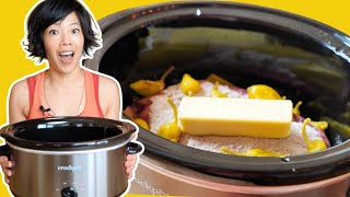 The Best amp Easiest Pot Roast Ever 5Ingredient Slow Cooker Mississippi Roast [upl. by Podvin]