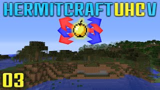 Hermitcraft UHC V 03 Shiny Blue Rocks 60FPS [upl. by Ahtanaram]