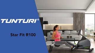 Tunturi Star Fit R100 Rowing Machine EN [upl. by Fisa]