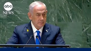 LIVE Israeli PM Benjamin Netanyahu delivers speech to world leaders at UN General Assembly [upl. by Vassili]