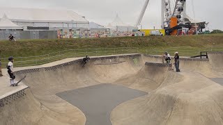 VANS SKATE PARK COM MARCOS E ENZO MENDES [upl. by Aan237]