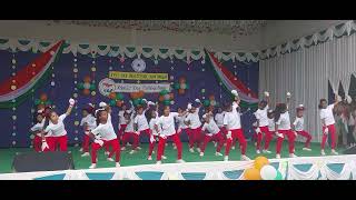 AEROBIC DANCE PERFORMANCEOF CLASS 3RD AND 4TH [upl. by Alleirbag]