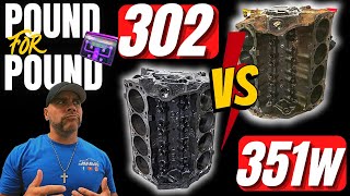 Ford 302 vs 351w Pound For POUND Who You Got Lets Find Out [upl. by Rednaskela]