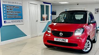 2017 Smart Fortwo 10 Passion Premium 2 door 71 BHP Video walkround [upl. by Almap]