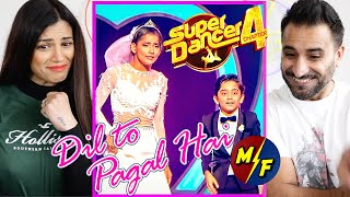 Super Dancer 4  Sanchit and Vartika Jha  Karisma Kapoor  Dil To Pagal Hai Performance REACTION [upl. by Terhune]