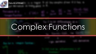 Introduction to Complex Functions [upl. by Benedicto]