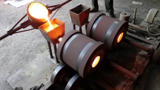 CENTRIFUGAL CASTING MANUFACTURING PROCESS [upl. by Server496]