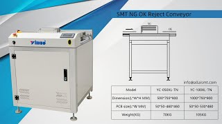 PCB SMT NG OK Reject Conveyor [upl. by Aldin]