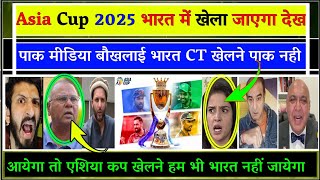 Pakistan Media Crying India Host Asia Cup 2025BCCI vs PCBPak Reaction [upl. by Leeland]