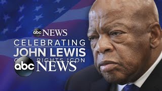 Late Rep John Lewis arrives at US Capitol to lie in state [upl. by Einniw]