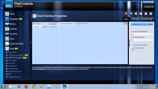 RadDock Tab AlignmentVisibility and Automation [upl. by Aliahs]