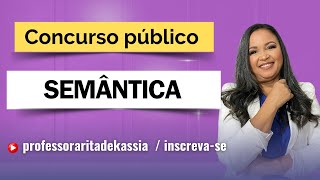 SEMÂNTICA em concurso público [upl. by Philly]