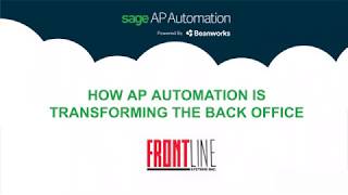 Sage AP Automation  Sage 300 Payment Automation Powered by Beanworks [upl. by Otto851]