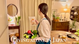 一人暮らしの小さな部屋で台風の備えをして２０時に家事を終わらせる夜｜Living alone in a small house in Japan [upl. by Ronda]