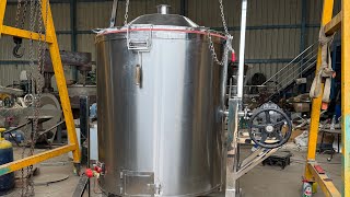 Commercial Bulk Cooker Gas Model  Bulk Milk Cooker  Milk Boiler  Milk Cooker  Milk Pasteurizer [upl. by Phalan]