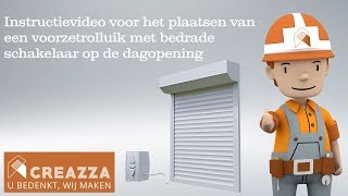 Installatie Somfy LT voorzetrolluik op de muur [upl. by Rhtaeh]