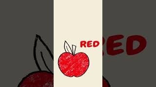 Learn Colors With Fruit Coloring Book shorts kidsvideo learning hooplakidz [upl. by Kussell990]