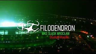 Wrocław Stadion Miejski Tarczyński Arena WKS Śląsk Wrocław podczas meczu dron slaskwroclaw [upl. by Munson]