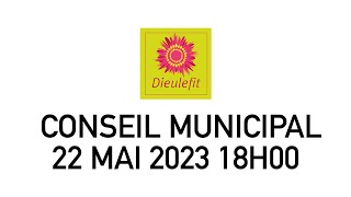 Conseil municipal de Dieulefit  22 mai 2023 [upl. by Clementine935]