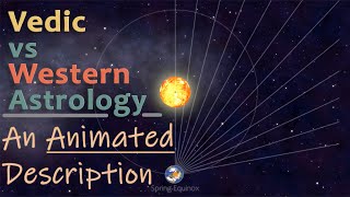 Vedic Vs Western Astrology  An animated Description [upl. by Ignaz431]