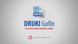 Program DRUKI Gofin  Informacje o programie [upl. by Ebby]