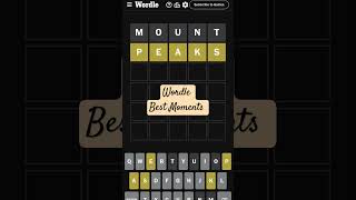 Wordle best moments Todays Wordle game answer 28 March 2024 wordle gameplay shortsfeed ytshorts [upl. by Kielty]