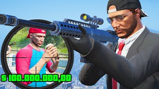 ich verdiene  10000000000 in GTA 5 als HITMAN [upl. by Naimad]