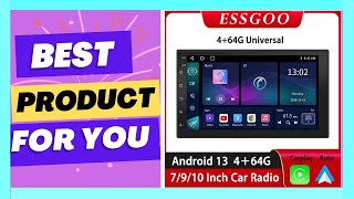 ESSGOO Car Radio Wireless Carplay Android Auto [upl. by Neelyak]