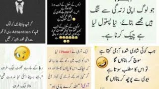 Funny poetry Most funny video  New urdu lateefay  Funny quotes  Funny images [upl. by Asimaj329]