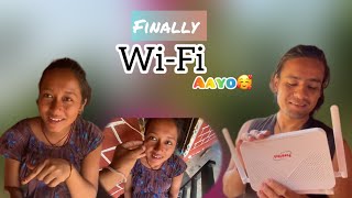 Finally gharma wifi rakhiyo 🥰 saabaijnaaw khusi le sang🥰hemthatal vlogsvideo [upl. by Lord]