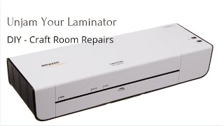 How to unjam a laminate machine  DIY Repair [upl. by Orna]