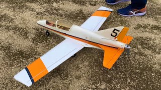 ラジコン飛行機 OK模型BD5eを飛ばしてみた [upl. by Hadsall]