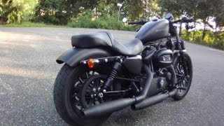 My HarleyDavidson 883N Iron Sportster Matt Black [upl. by Kore]