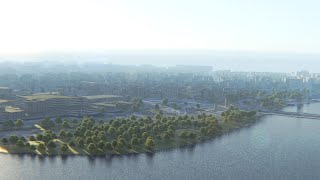 Blender Tutorial Procedural city with BlenderGIS and Sorcar PART3 [upl. by Oswal]