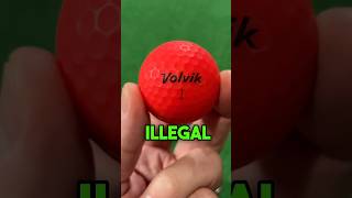 Is this an ILLEGAL Golf Ball golf golfballs whatsinside [upl. by Otrebogad144]