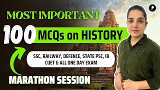 Ancient History Marathon Class with 100 MCQs  Ancient History MCQs for All Exams  Parcham Classes [upl. by Arianna]