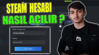 STEAM HESABI NASIL AÇILIR STEAM NASIL YÜKLENİR [upl. by Arracat]